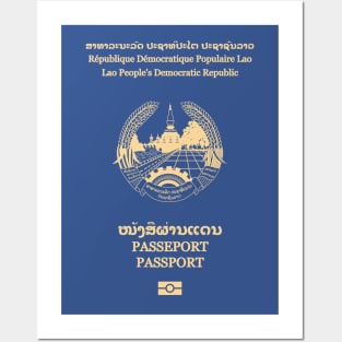 Lao passport Posters and Art